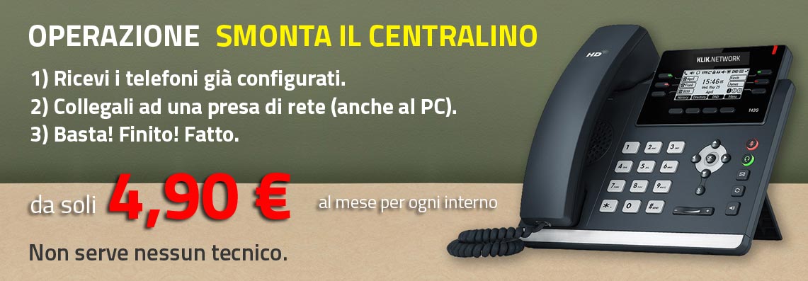 CENTRALINO TELEFONICO VIRTUALE IN CLOUD